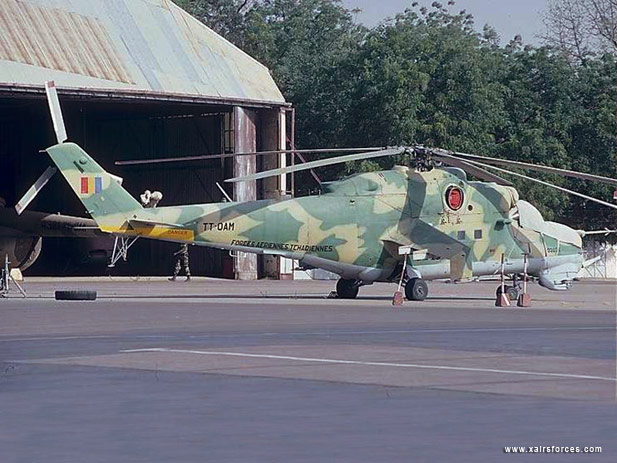 Chadian Mil Mi-24V Hind-E 