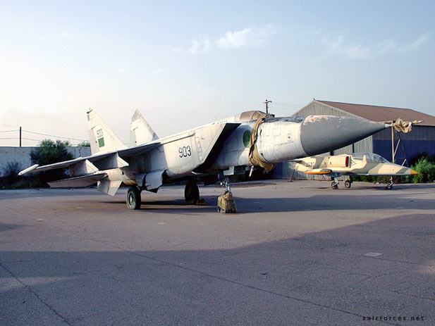 Libyan Air Force  Mikoyan-Gurevich MiG-25PB Foxbat