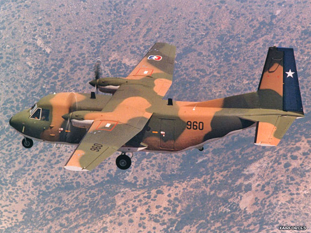 Chilean air force C-212 plane crashes in Pacific