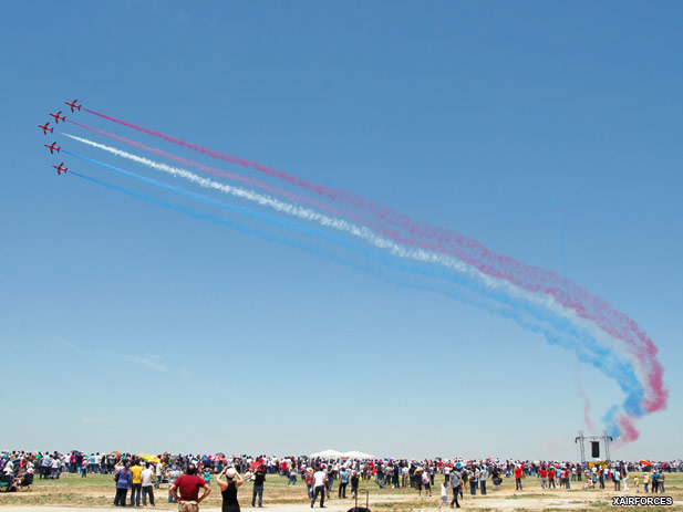 The Red Arrows in Izmir