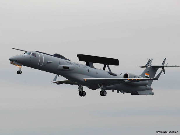 Embraer Fist Filght of the EMB 145 AEW&C for the India