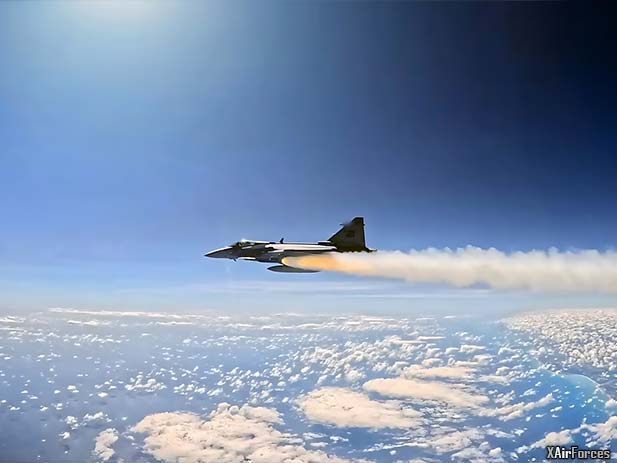 Brazilian Gripen E historic Meteor missile test