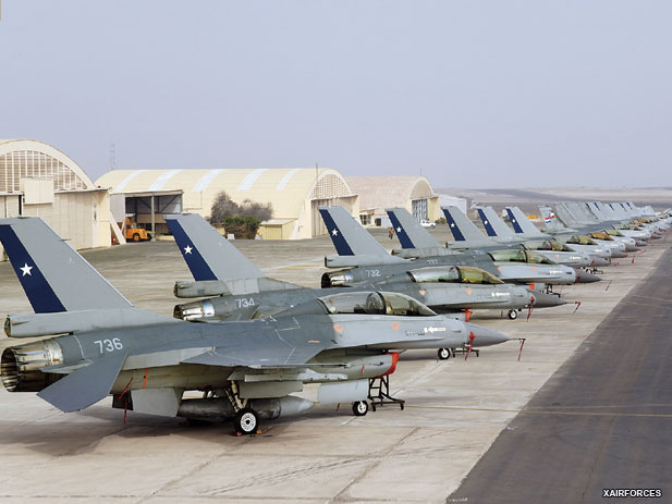 Final Batch of Refurbished F-16s on their Way to Chile 