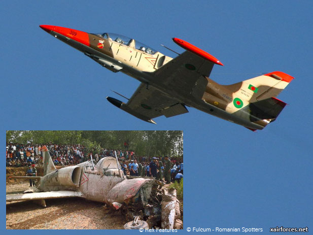Bangladesh L-39ZA light attack training jet Aircraft crash kills pilot