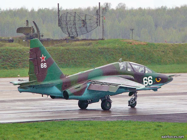 Su-25 Fighter Jet Crashes in Belarus