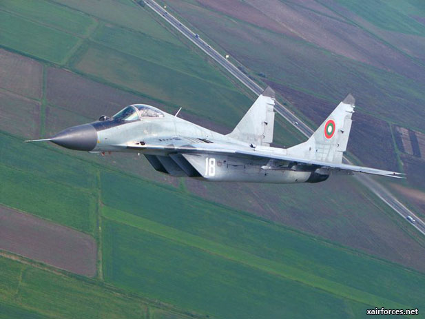 Bulgaristan'da MiG-29 Fulcrum tipi savaş uağı dşt