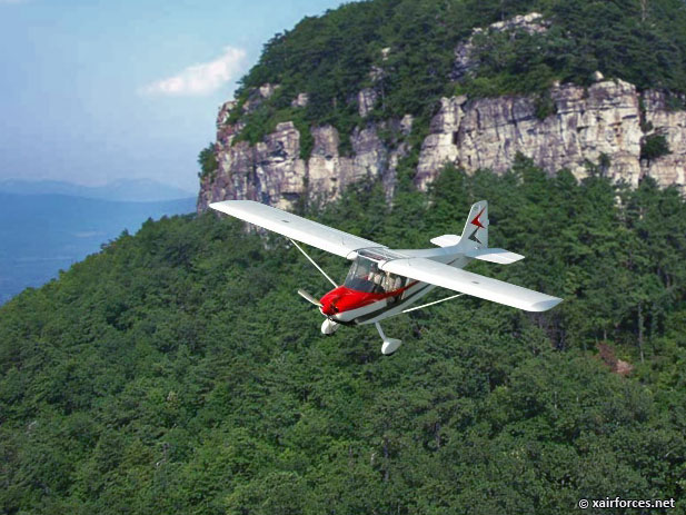 The France Team's Burkina Army Light Aircraft Type Tetras CSL