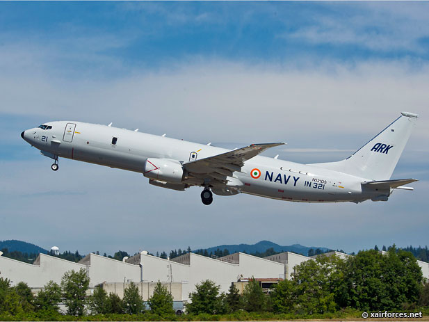 2nd Boeing P-8I Aircraft for India Completes 1st Flight