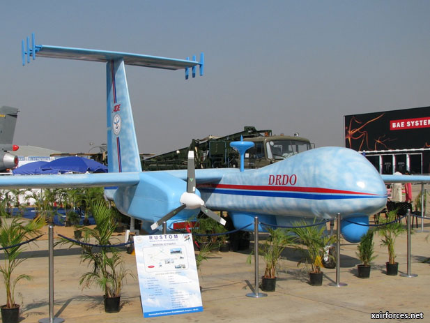 India’s Rustom-I UAV Continues Flight Tests