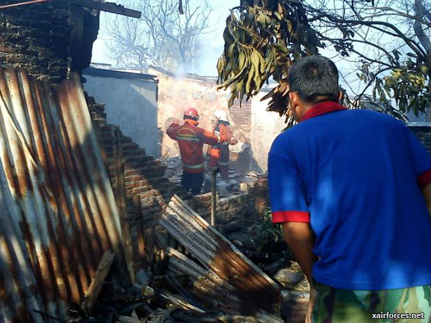 Indonesian Air Force F-27 Crashes in Jakarta