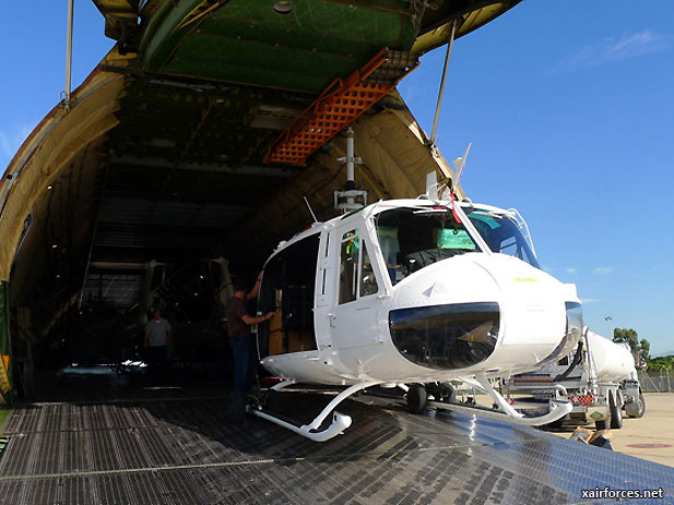 Huey IIs arrive in Lebanon