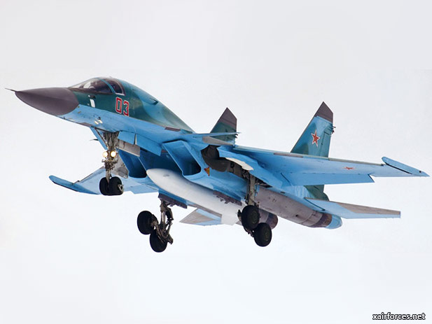Russian Defense Ministry to Buy 92 Sukhoi Su-34 Fullback Fighters