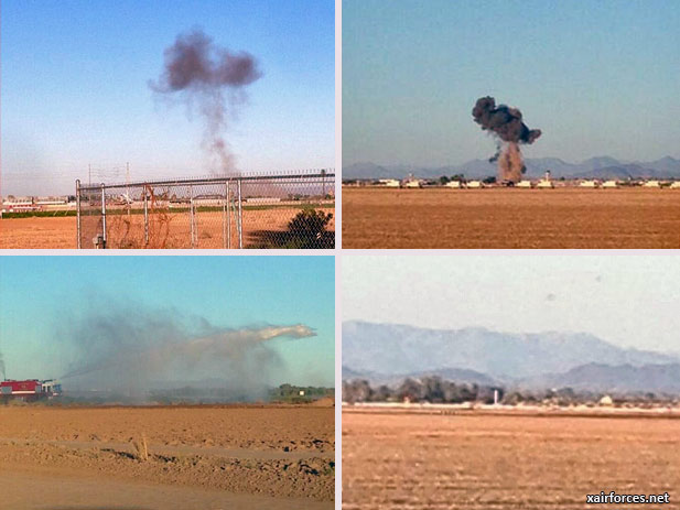 F-16 crashes near Arizona Air Force base
