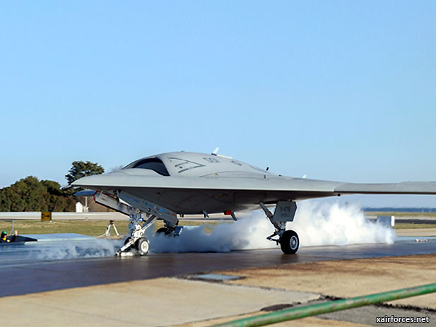 The U.S. Navys X-47B UCAS-D Ships Out