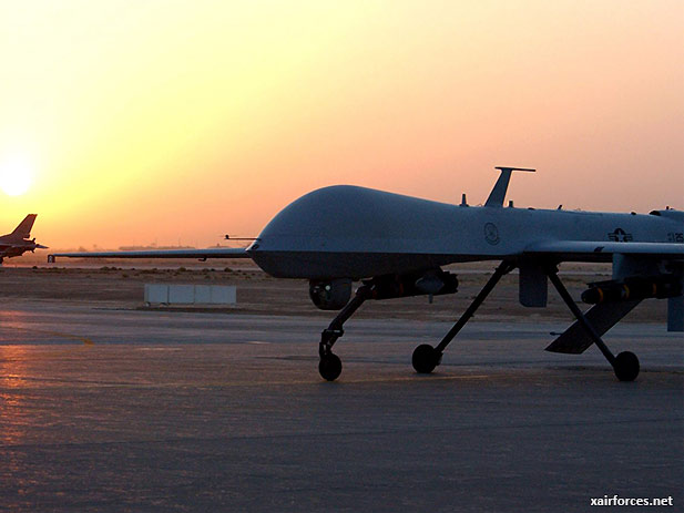 Unmanned MQ-1B Predator lost power, crashed into Mediterranean