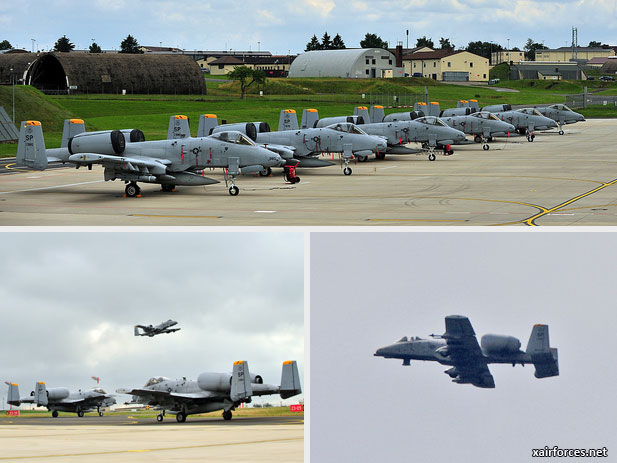Warthogs in Romania: 81st Fighter Squadron A-10Cs participate in exercise Dacian Thunder 2012