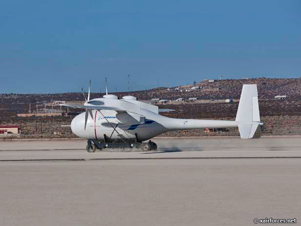 Boeing Phantom Eye Conducts Medium-Speed Taxi Test