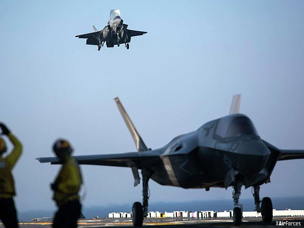 F-35B Touches Down at Okinawa for the First Time